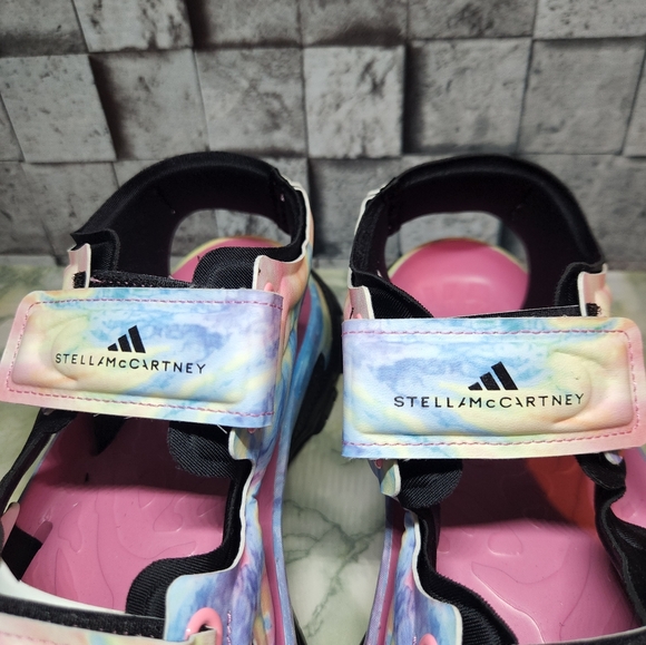 Adidas By Stella McCartney Multicolor Hika Sandals Size 10 - Picture 6 of 11